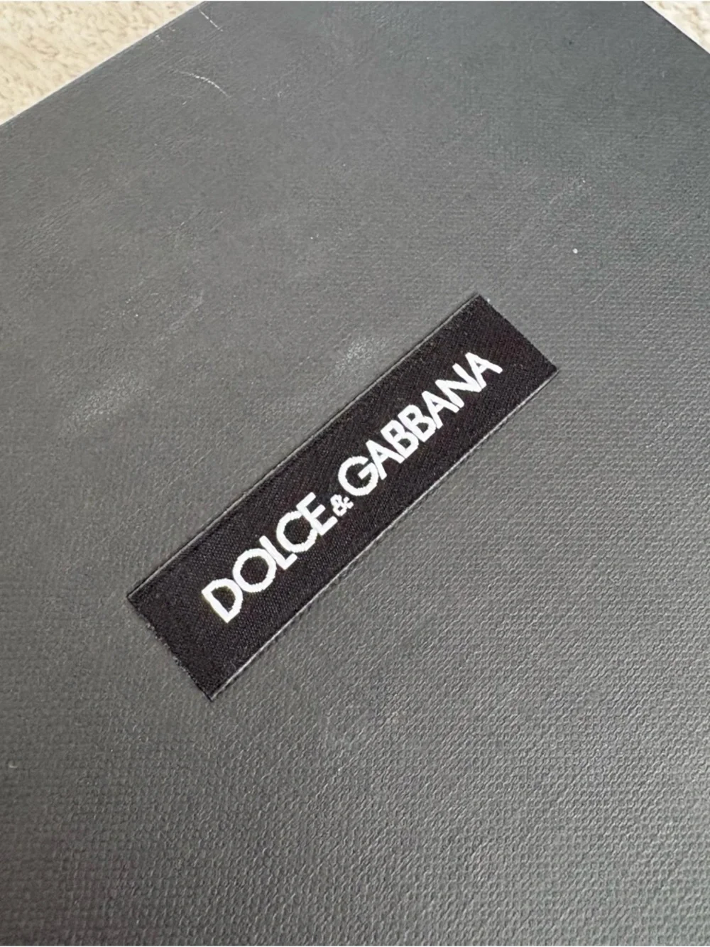 Dolce & Gabbana Black Gift Box with Branded Tissue